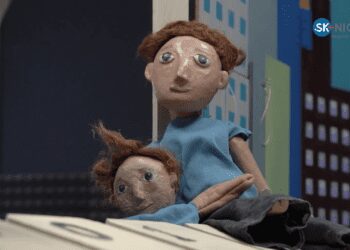 Divadelné bábky z predstavenia Bezpečnosť detí na internete. Projekt podporený z Fondu SK-NIC