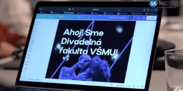 Webstránka Divadelnej fakulty VŠMU, podpora od Fondu SK-NIC